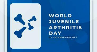 World Juvenile Arthritis Day Celebration Vector Design Illustration for Background, Poster, Banner, Advertising, Greeting Card