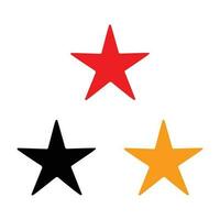 Star icon vector. Classic rank isolated. Trendy flat favorite design. vector