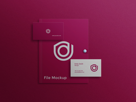 Stationery Logo mockup branding Presentation psd