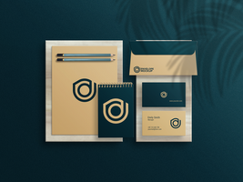 Stationery logo mockup presentation ,branding mockup tamplate psd