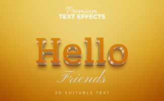 3D editable PSd  stylish text effects , Photoshop text effects file