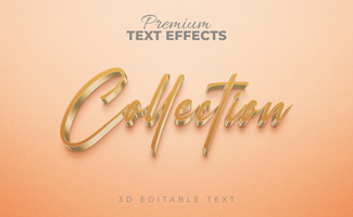 3D editable PSd  stylish text effects , Photoshop text effects file