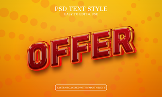 3D editable PSd  stylish text effects , Photoshop text effects file