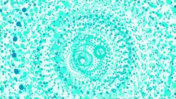 Turquoise green blue nice circles overlap impressive design. Sweet colored rings motion animation. Lovely color rounds energetic action creative background. Cute circular colorful attractive backdrop. video