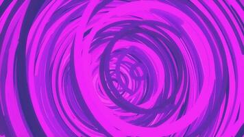 Pink purple colored rings actively motion animation. Color rounds energetic action creative background. Circular colorful installation attractive backdrop. video