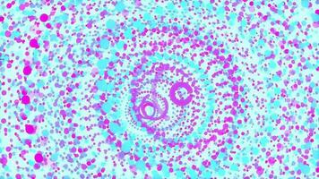 Pink blue lovely color rounds energetic action creative background. Cute circular colorful attractive backdrop. Nice circles overlap impressive design. Sweet colored rings motion animation. video