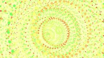 Green yellow red nice circles overlap impressive design. Sweet colored rings motion animation. Lovely color rounds energetic action creative background. Cute circular colorful attractive backdrop. video