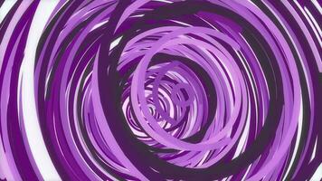 Purple colored rings actively motion animation. Color rounds energetic action creative background. Circular colorful installation attractive backdrop. Multi-colored circles overlap impressive design. video