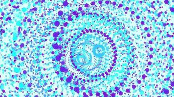 Blue purple cute circular colorful attractive backdrop. Nice circles overlap impressive design. Sweet colored rings motion animation. Lovely color rounds energetic action creative background. video