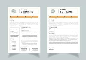 Creative CV templates Vector Design Curriculum Vitae job applications