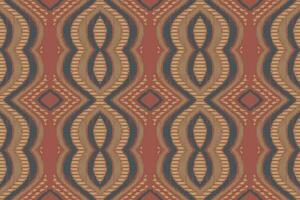 Motif Ikat Paisley Embroidery Background. Ikat Design Geometric Ethnic Oriental Pattern Traditional. Ikat Aztec Style Abstract Design for Print Texture,fabric,saree,sari,carpet. vector