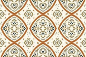 Ikat Damask Paisley Embroidery Background. Ikat Floral Geometric Ethnic Oriental Pattern Traditional. Ikat Aztec Style Abstract Design for Print Texture,fabric,saree,sari,carpet. vector