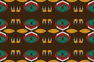 Motif Ikat Paisley Embroidery Background. Ikat Aztec Geometric Ethnic Oriental Pattern Traditional. Ikat Aztec Style Abstract Design for Print Texture,fabric,saree,sari,carpet. vector