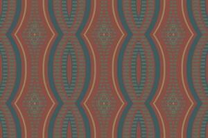Ikat Damask Paisley Embroidery Background. Ikat Vector Geometric Ethnic Oriental Pattern Traditional. Ikat Aztec Style Abstract Design for Print Texture,fabric,saree,sari,carpet.