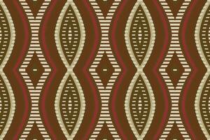 Ikat Damask Paisley Embroidery Background. Ikat Stripe Geometric Ethnic Oriental Pattern Traditional. Ikat Aztec Style Abstract Design for Print Texture,fabric,saree,sari,carpet. vector