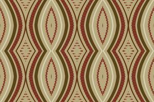 Ikat Damask Paisley Embroidery Background. Ikat Texture Geometric Ethnic Oriental Pattern Traditional. Ikat Aztec Style Abstract Design for Print Texture,fabric,saree,sari,carpet. vector