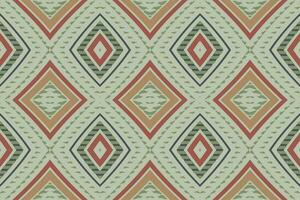 ikat damasco cachemir bordado antecedentes. ikat sin costura geométrico étnico oriental modelo tradicional. ikat azteca estilo resumen diseño para impresión textura,tela,sari,sari,alfombra. vector