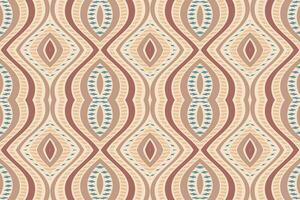 Ikat Damask Paisley Embroidery Background. Ikat Prints Geometric Ethnic Oriental Pattern Traditional. Ikat Aztec Style Abstract Design for Print Texture,fabric,saree,sari,carpet. vector