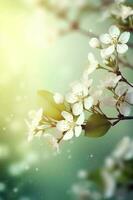 florecer en primavera creado utilizando generativo ai foto