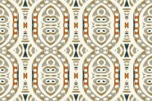 Ikat Damask Paisley Embroidery Background. Ikat Vector Geometric Ethnic Oriental Pattern Traditional. Ikat Aztec Style Abstract Design for Print Texture,fabric,saree,sari,carpet.