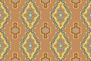 Ikat Damask Paisley Embroidery Background. Ikat Designs Geometric Ethnic Oriental Pattern Traditional. Ikat Aztec Style Abstract Design for Print Texture,fabric,saree,sari,carpet. vector