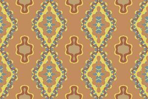 Ikat Damask Paisley Embroidery Background. Ikat Designs Geometric Ethnic Oriental Pattern Traditional. Ikat Aztec Style Abstract Design for Print Texture,fabric,saree,sari,carpet. vector