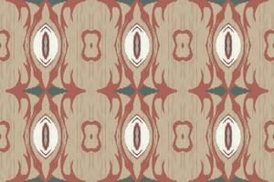 Ikat Damask Paisley Embroidery Background. Ikat Stripes Geometric Ethnic Oriental Pattern Traditional. Ikat Aztec Style Abstract Design for Print Texture,fabric,saree,sari,carpet. vector