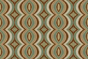 ikat damasco cachemir bordado antecedentes. ikat diseño geométrico étnico oriental modelo tradicional. ikat azteca estilo resumen diseño para impresión textura,tela,sari,sari,alfombra. vector