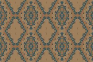 Motif Ikat Paisley Embroidery Background. Ikat Design Geometric Ethnic Oriental Pattern Traditional. Ikat Aztec Style Abstract Design for Print Texture,fabric,saree,sari,carpet. vector