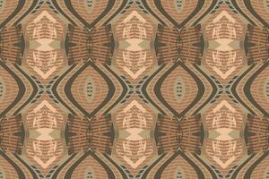 Motif Ikat Paisley Embroidery Background. Ikat Design Geometric Ethnic Oriental Pattern Traditional. Ikat Aztec Style Abstract Design for Print Texture,fabric,saree,sari,carpet. vector