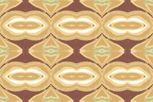 Ikat Floral Paisley Embroidery Background. Ikat Background Geometric Ethnic Oriental Pattern Traditional. Ikat Aztec Style Abstract Design for Print Texture,fabric,saree,sari,carpet. vector