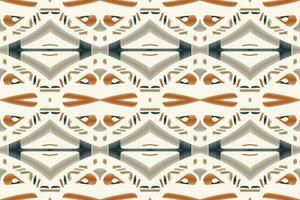 Ikat Damask Paisley Embroidery Background. Ikat Patterns Geometric Ethnic Oriental Pattern traditional.aztec Style Abstract Vector illustration.design for Texture,fabric,clothing,wrapping,sarong.