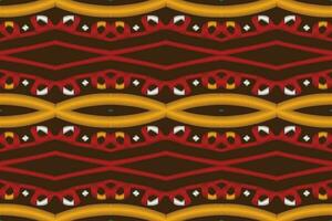 Ikat Floral Paisley Embroidery Background. Ikat Prints Geometric Ethnic Oriental Pattern Traditional. Ikat Aztec Style Abstract Design for Print Texture,fabric,saree,sari,carpet. vector