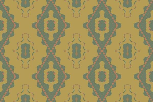 Ikat Floral Paisley Embroidery Background. Ikat Texture Geometric Ethnic Oriental Pattern traditional.aztec Style Abstract Vector illustration.design for Texture,fabric,clothing,wrapping,sarong.