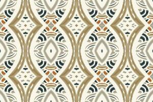 Motif Ikat Paisley Embroidery Background. Ikat Chevron Geometric Ethnic Oriental Pattern Traditional. Ikat Aztec Style Abstract Design for Print Texture,fabric,saree,sari,carpet. vector
