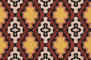 Ikat Damask Paisley Embroidery Background. Ikat Flowers Geometric Ethnic Oriental Pattern Traditional. Ikat Aztec Style Abstract Design for Print Texture,fabric,saree,sari,carpet. vector