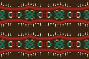 Ikat Damask Paisley Embroidery Background. Ikat Patterns Geometric Ethnic Oriental Pattern Traditional. Ikat Aztec Style Abstract Design for Print Texture,fabric,saree,sari,carpet. vector