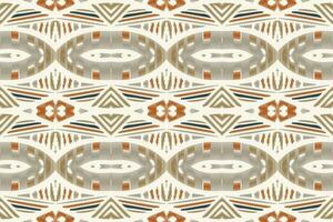 ikat damasco cachemir bordado antecedentes. ikat damasco geométrico étnico oriental modelo tradicional. ikat azteca estilo resumen diseño para impresión textura,tela,sari,sari,alfombra. vector