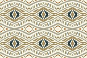 Ikat Damask Paisley Embroidery Background. Ikat Aztec Geometric Ethnic Oriental Pattern Traditional. Ikat Aztec Style Abstract Design for Print Texture,fabric,saree,sari,carpet. vector