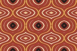 Ikat Damask Paisley Embroidery Background. Ikat Damask Geometric Ethnic Oriental Pattern Traditional. Ikat Aztec Style Abstract Design for Print Texture,fabric,saree,sari,carpet. vector