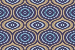 Ikat Damask Paisley Embroidery Background. Ikat Fabric Geometric Ethnic Oriental Pattern Traditional. Ikat Aztec Style Abstract Design for Print Texture,fabric,saree,sari,carpet. vector