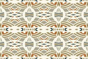 ikat damasco cachemir bordado antecedentes. ikat modelo geométrico étnico oriental modelo tradicional. ikat azteca estilo resumen diseño para impresión textura,tela,sari,sari,alfombra. vector