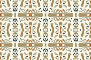 ikat damasco cachemir bordado antecedentes. ikat cheurón geométrico étnico oriental modelo tradicional. ikat azteca estilo resumen diseño para impresión textura,tela,sari,sari,alfombra. vector