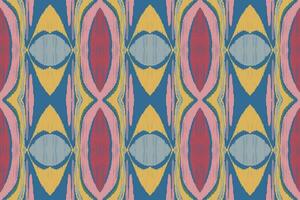 Ikat Damask Paisley Embroidery Background. Ikat Frame Geometric Ethnic Oriental Pattern Traditional. Ikat Aztec Style Abstract Design for Print Texture,fabric,saree,sari,carpet. vector