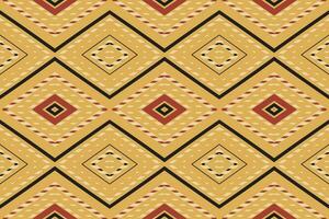 Ikat Damask Paisley Embroidery Background. Ikat Chevron Geometric Ethnic Oriental Pattern Traditional. Ikat Aztec Style Abstract Design for Print Texture,fabric,saree,sari,carpet. vector