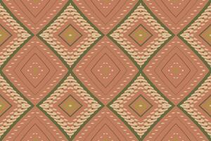 ikat floral cachemir bordado antecedentes. ikat impresión geométrico étnico oriental modelo tradicional. ikat azteca estilo resumen diseño para impresión textura,tela,sari,sari,alfombra. vector