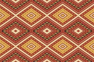 ikat damasco cachemir bordado antecedentes. ikat diseño geométrico étnico oriental modelo tradicional. ikat azteca estilo resumen diseño para impresión textura,tela,sari,sari,alfombra. vector