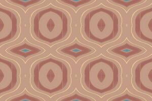 Ikat Damask Paisley Embroidery Background. Ikat Pattern Geometric Ethnic Oriental Pattern Traditional. Ikat Aztec Style Abstract Design for Print Texture,fabric,saree,sari,carpet. vector
