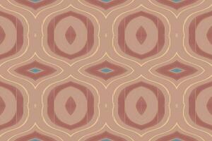 Ikat Damask Paisley Embroidery Background. Ikat Pattern Geometric Ethnic Oriental Pattern Traditional. Ikat Aztec Style Abstract Design for Print Texture,fabric,saree,sari,carpet. vector