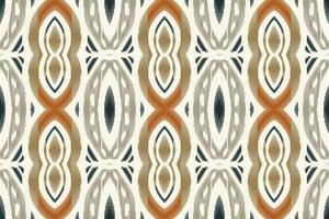 Ikat Damask Paisley Embroidery Background. Ikat Flowers Geometric Ethnic Oriental Pattern Traditional. Ikat Aztec Style Abstract Design for Print Texture,fabric,saree,sari,carpet. vector